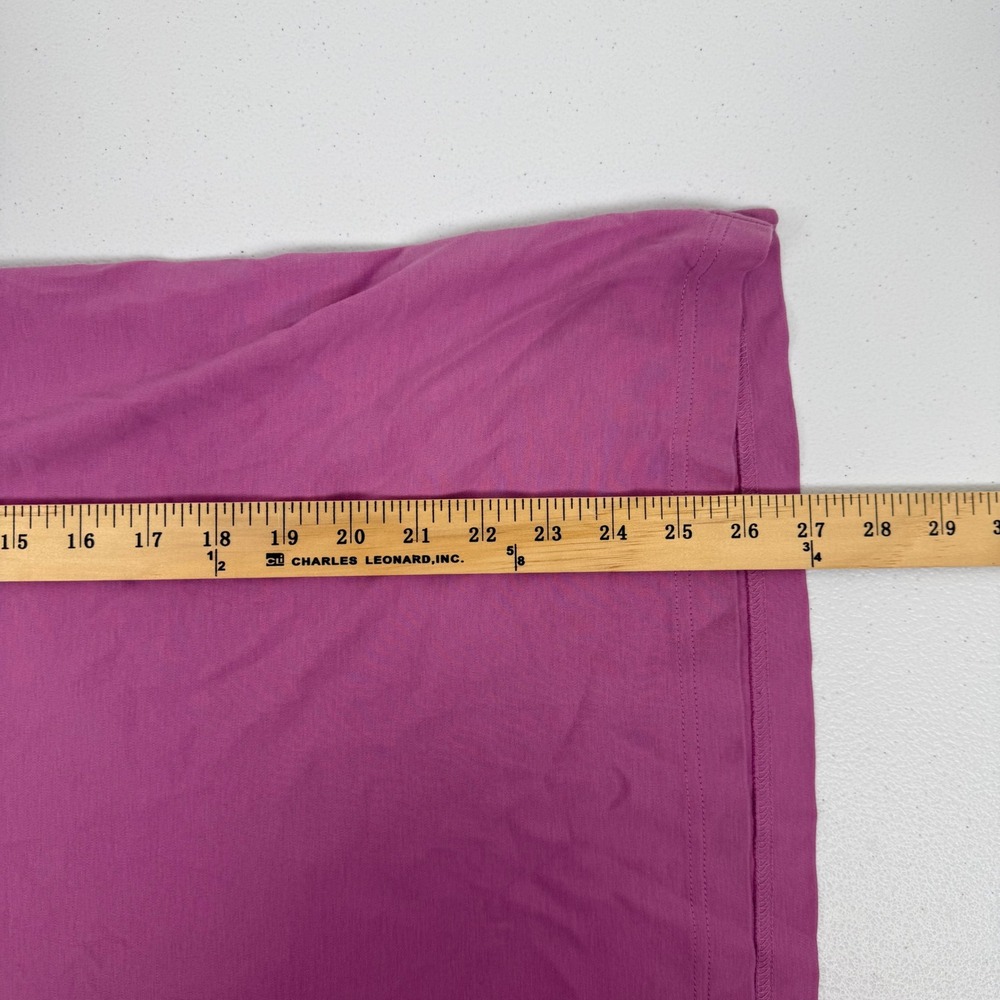 Bugatchi Uomo Mens Purple V-Neck Short Sleeve T-Shirt Size M Regular Fit Solid - Picture 4 of 8